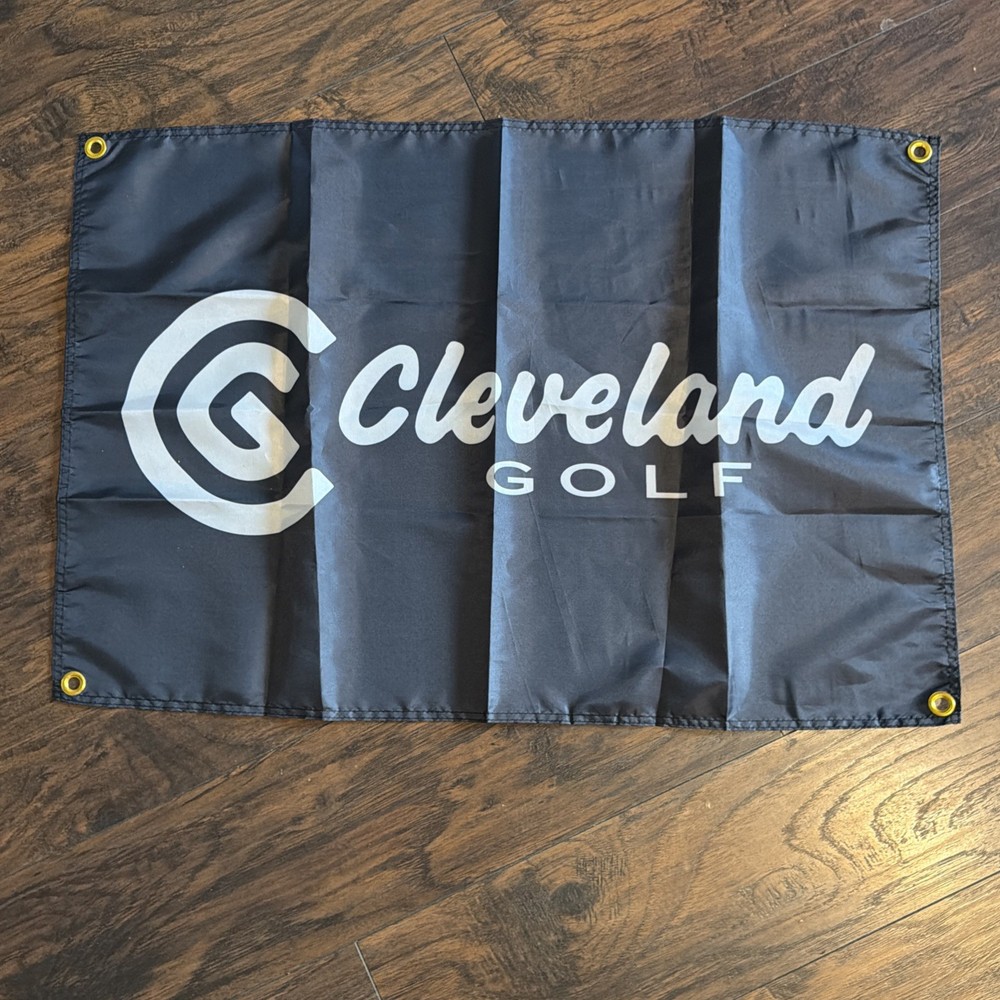 Cleveland Golf Banner Flag 2' x 3' Grommets Perfect for Man Cave New Polyester
