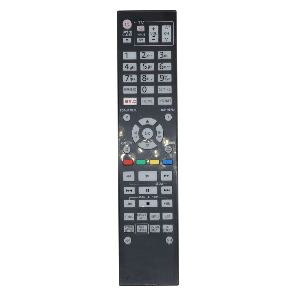 New N2QAYA000172 Replace Remote for Panasonic DVD Player DP-UB9000 DP-UB9000P1K