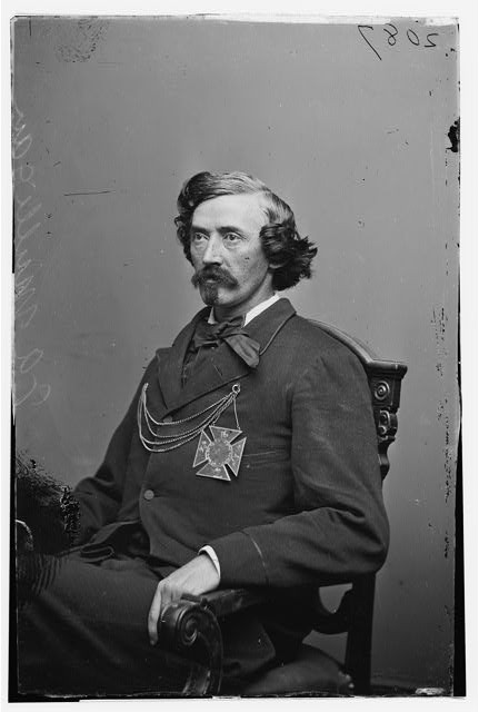 Photo:Col. James A. Mulligan 1860s Civil War Union Officer Portrait