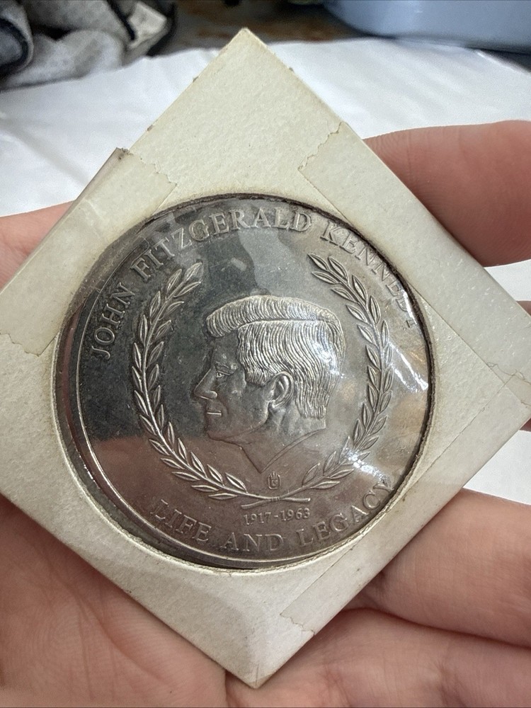 Life and Legacy of JFK Inauguration Speech 1961 Medal Coin Vintage