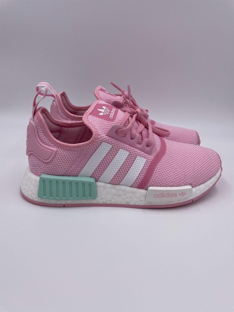 Adidas NMD R1 Hazy Rose Pink Primeknit Boost Sneakers Womens FX5029 New