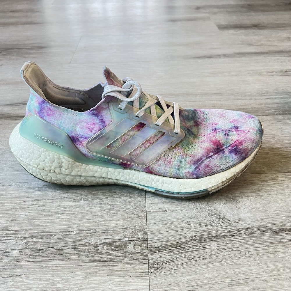 Adidas Womens Ultraboost 21 GZ7104 Multicolor Running Shoes Sneakers Size 8.5