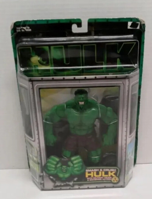 2003 Marvel ToyBiz Hulk Smash & Crush Action Figure Sealed NIB