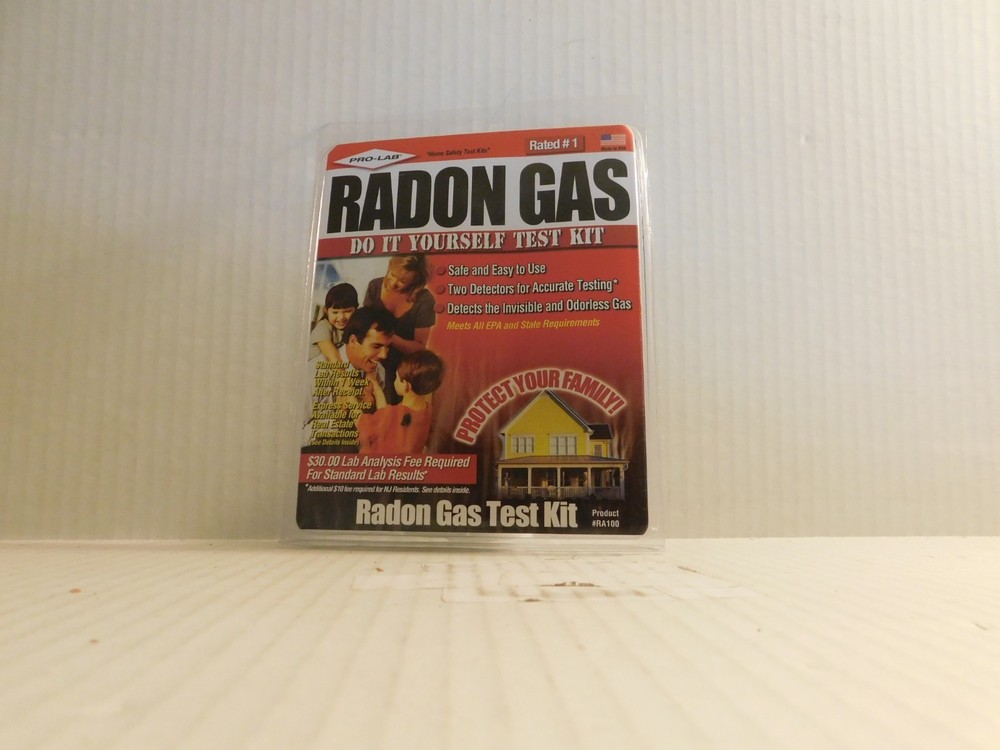 Pro Lab Radon Gas Test Kit RA100 Made in USA Home Safety Long Term Test - Sealed