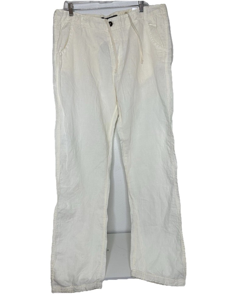 Men’s Off White Label Of Graded Goods By H&M Pants Size 38x33 Button Closure
