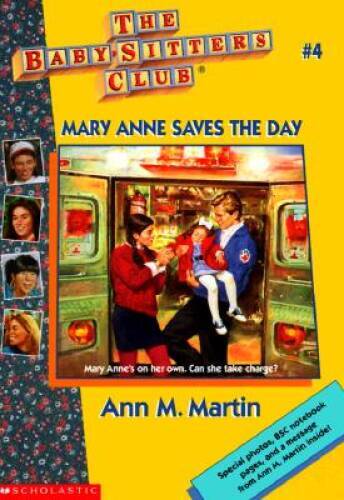 Mary Anne Saves The Day (Baby-Sitters Club #4) - Paperback - ACCEPTABLE