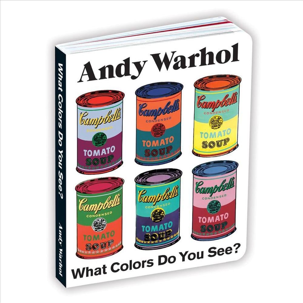 Andy Warhol What Colors Do You See? by Mudpuppy (English) Board Book Book