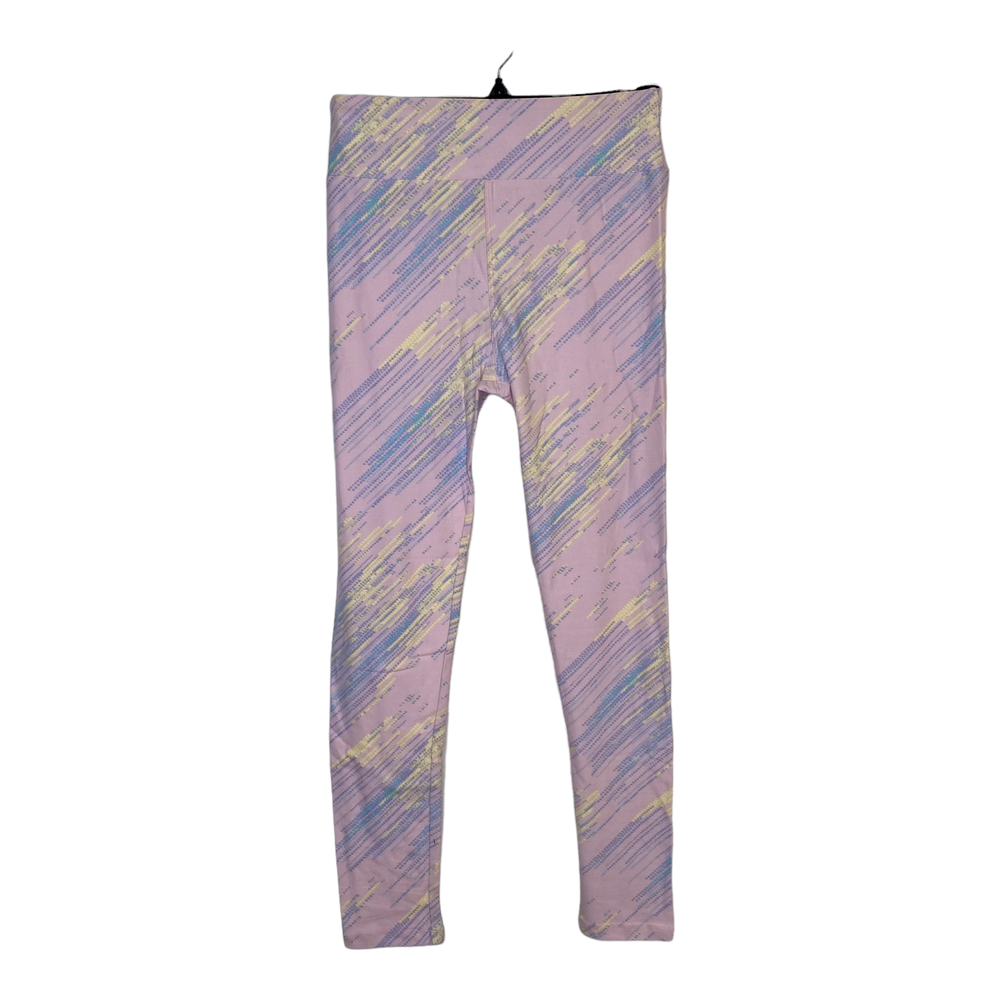 Lularoe OS Pink Multicolor Leggings New 1126