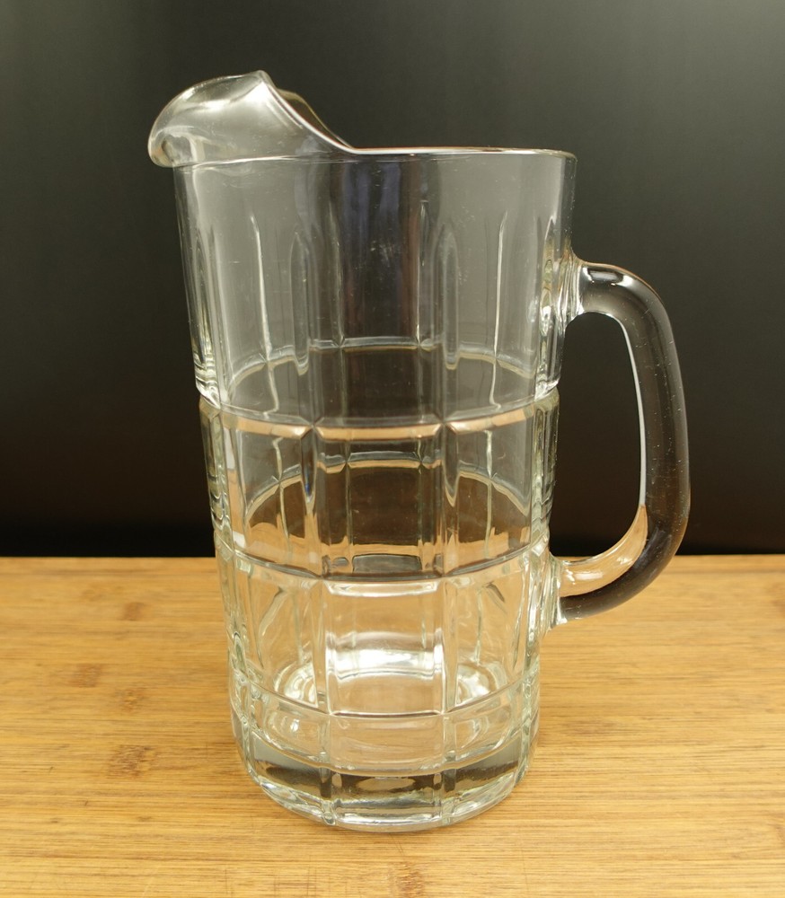 Anchor Hocking Tartan Plaid Water Pitcher/Jug