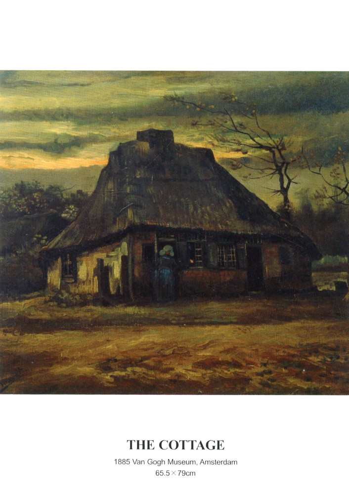 The Cottage, Vincent van Gogh (Dutch, 1853-1890) --New POSTCARD