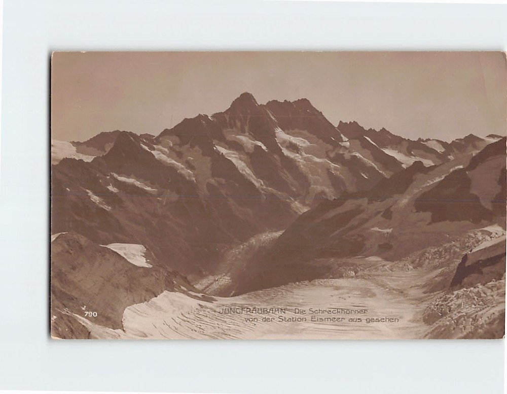 Postcard The Jungfraubahn (Jungfrau Railway) Switzerland