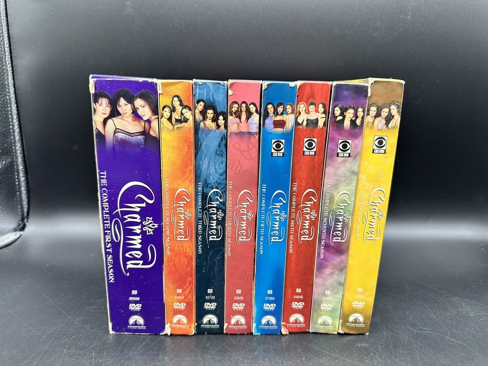 Charmed: The Complete Series Seasons 1-8 DVD Box Sets w/Slipcovers