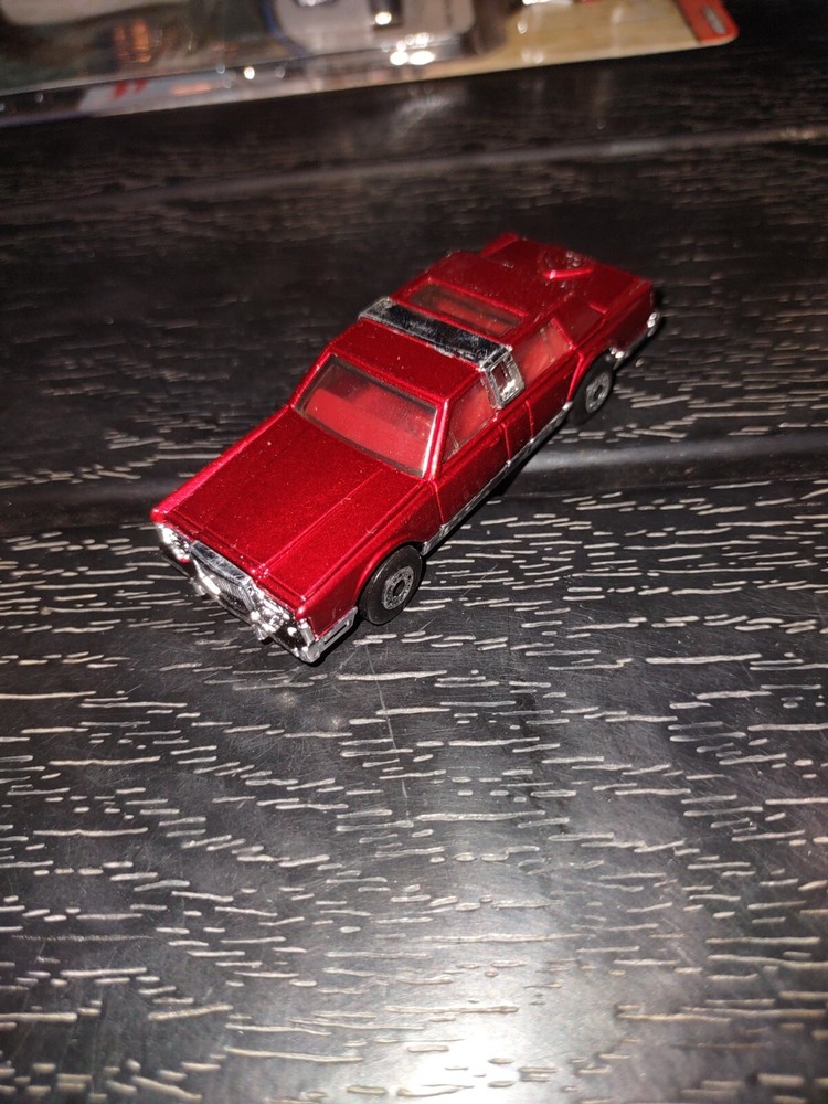 Vintage Matchbox 80's Lincoln Town Car Burgundy Loose Mint  Look