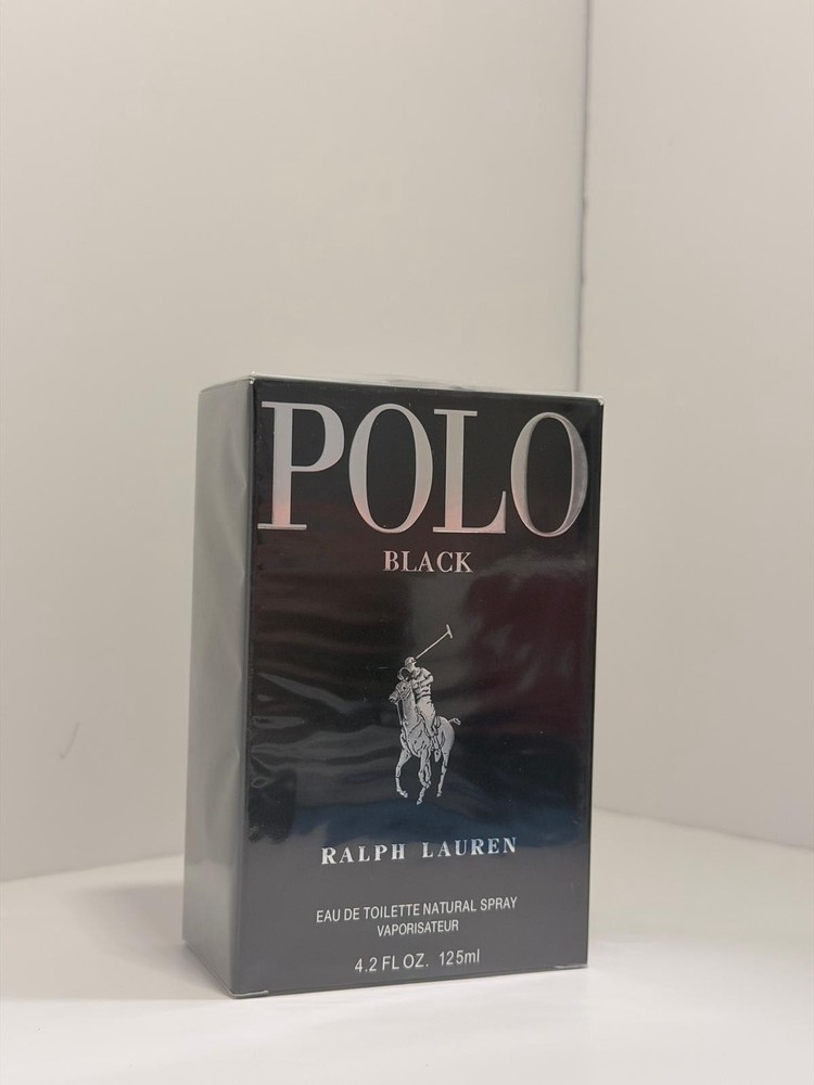 Ralph Lauren Polo Black Eau de Toilette Spray, Regular Size, 4.2 fl oz