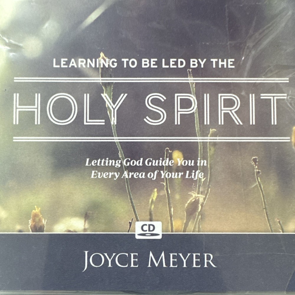 Learning To Be Led by The Holy Spirit by Joyce Meyer 4 Disc Audio CD