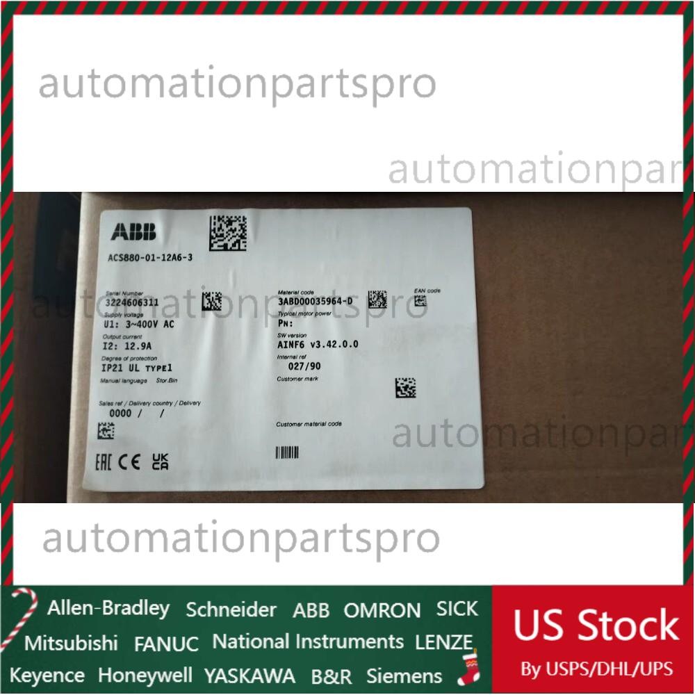 NEW ABB ACS880-01-12A6-3 ABB frequency converter 3PH 5.5KW