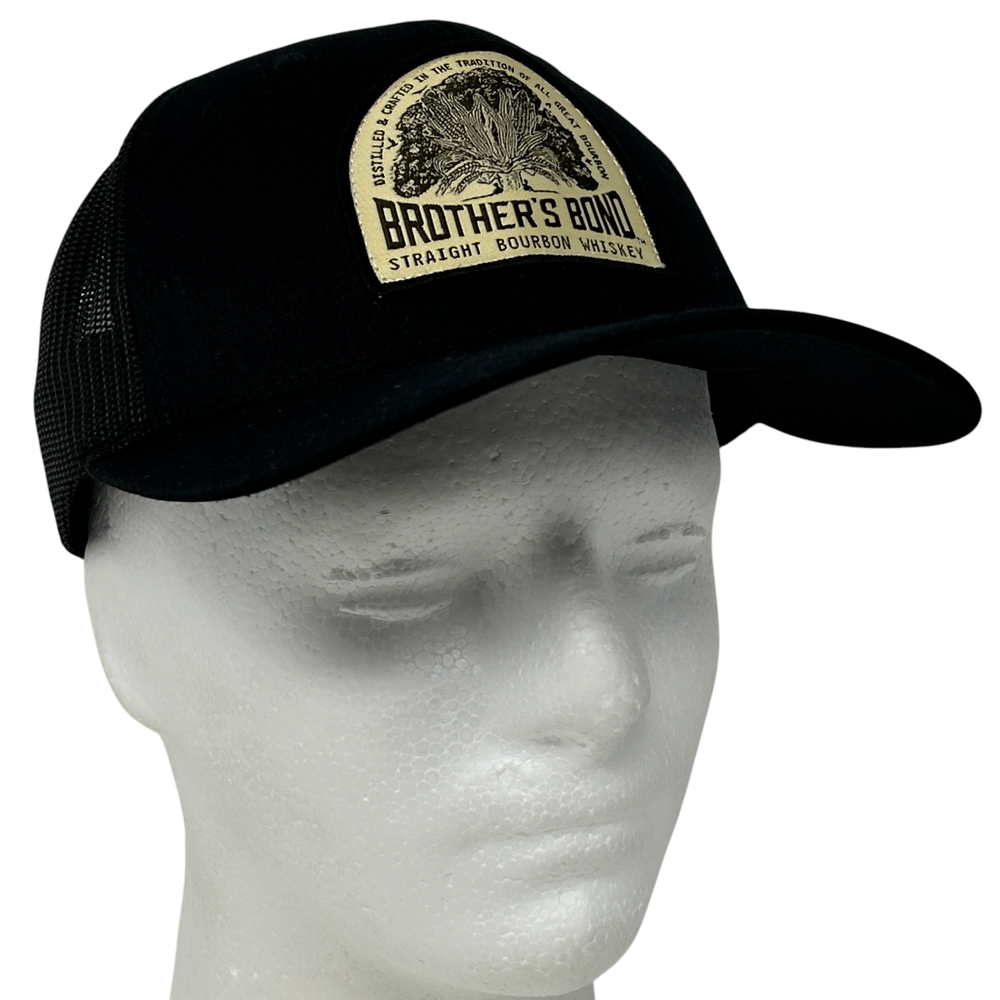 Brothers Bond Bourbon Whiskey Trucker Hat Baseball Cap Mesh Snapback Black