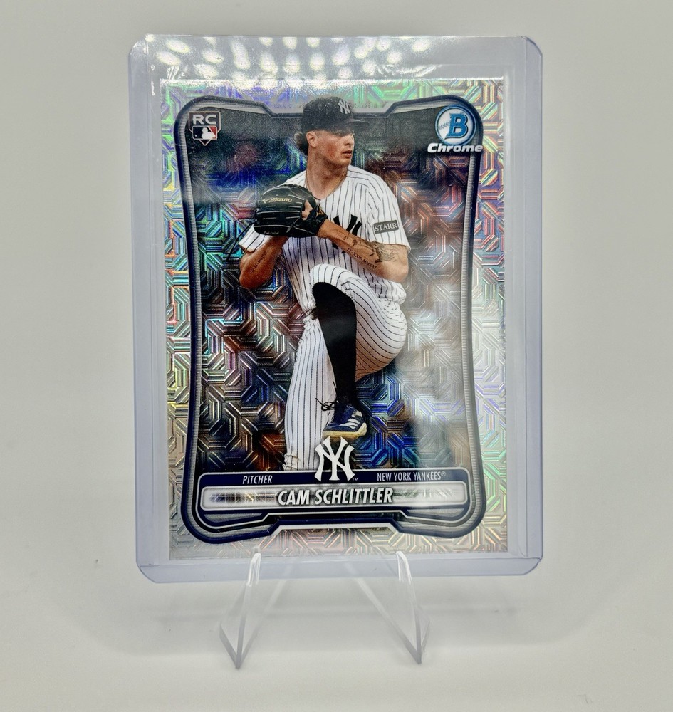 Topps 2026 Bowman Chrome Cam Schlittler Rookie Yankees Mojo Card #53