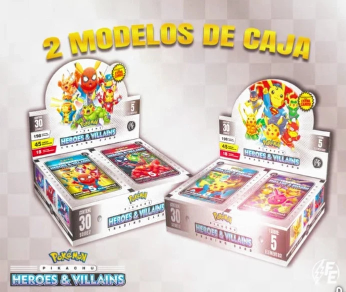 2026 BOX x10 POKEMON PIKACHU COSPLAY WHITE FE 2 HEROES & VILLAINS  - 1703