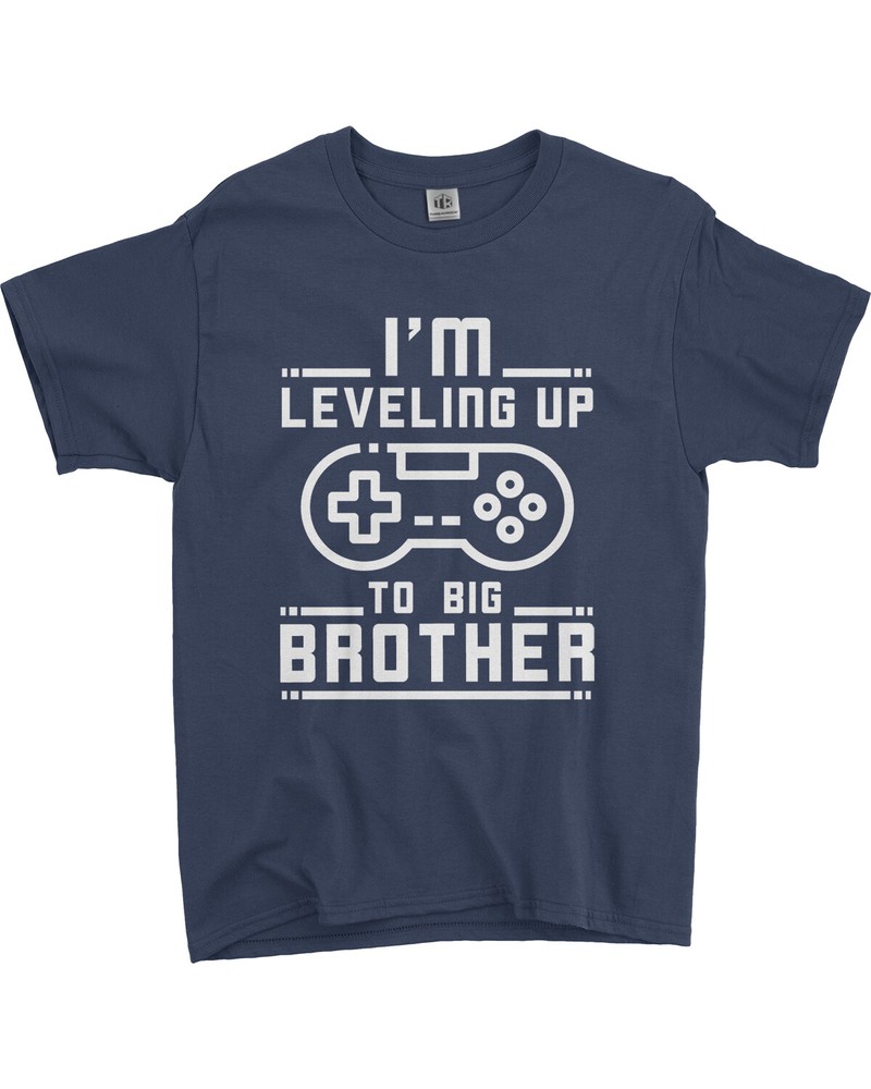 Leveling Up To Big Brother Youth T-Shirt Video Game Lover Gift