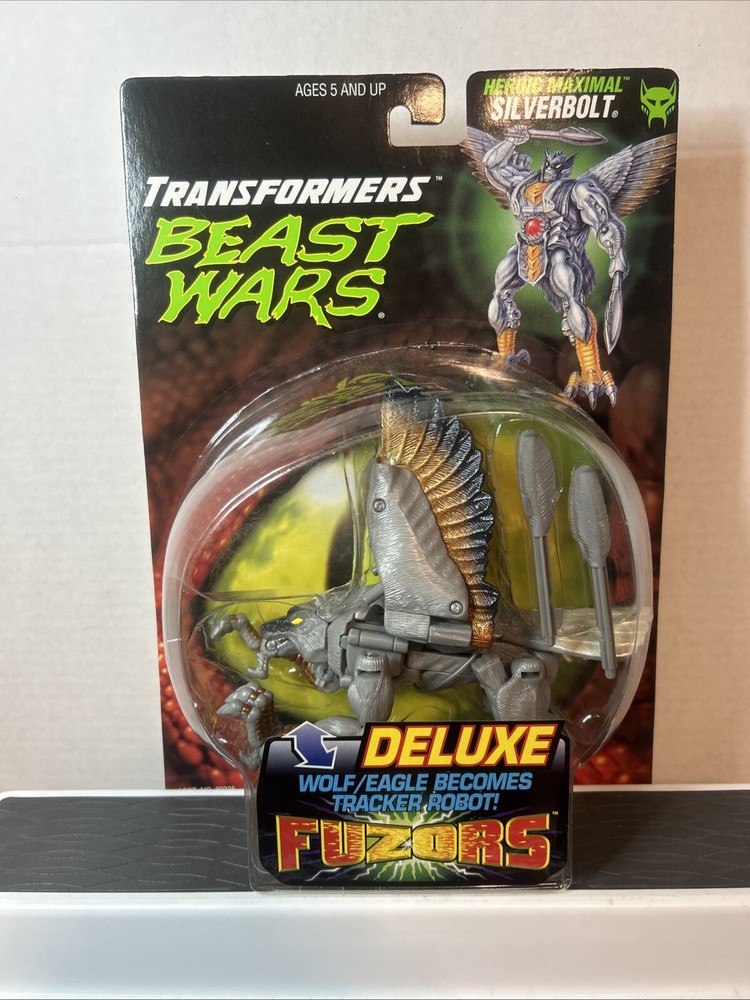 Transformers Beast Wars..Deluxe Fuzors.. Heroic Maximal Silverbolt.. New On Card