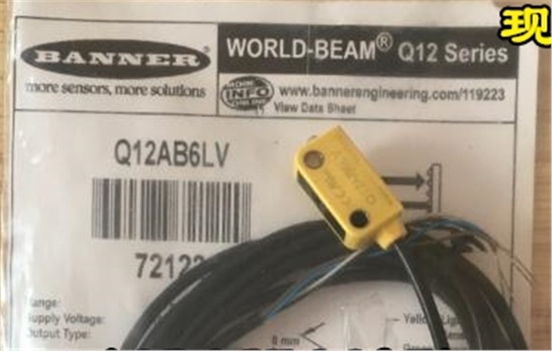 1Pc New Banner Photoelectric Switch Q12AB6LV cb