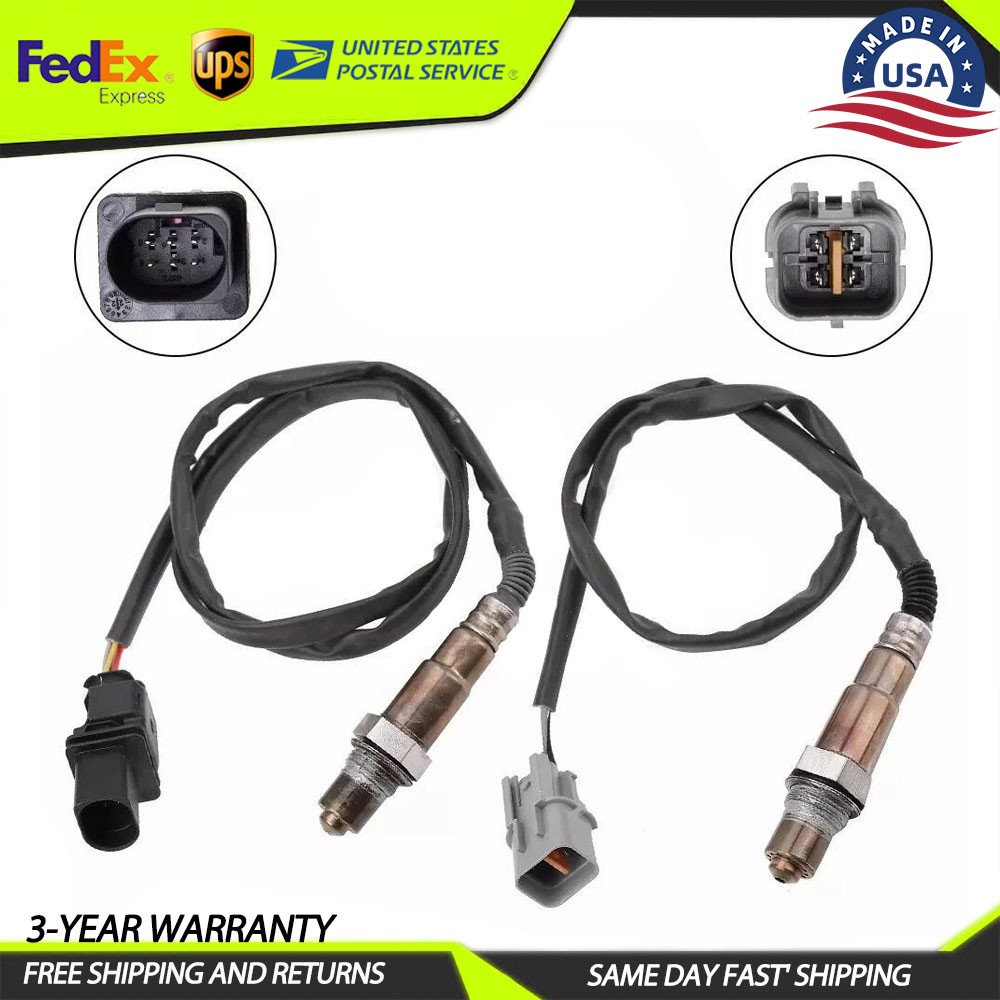 2PCS Up&Downstream Oxygen O2 Sensor For 2012-2018 Kia Soul 1.6L NON TURBO