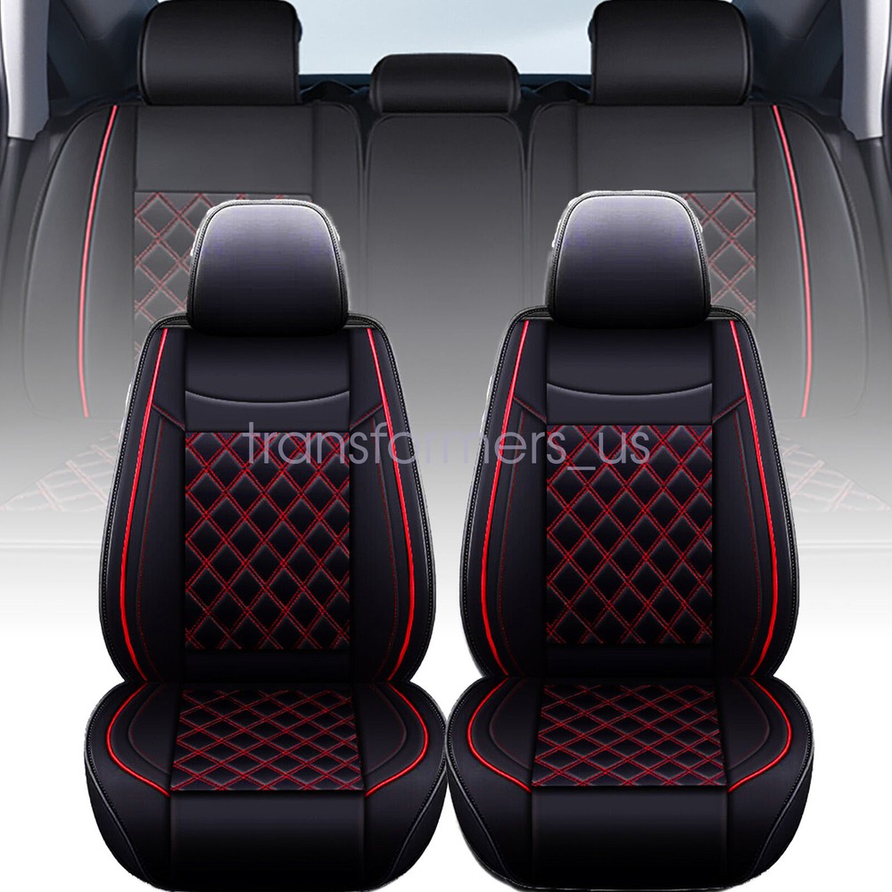Fits JEEP Grand Cherokee 2011-2021 Car 5-Seat Covers Leather Full Set Cushion