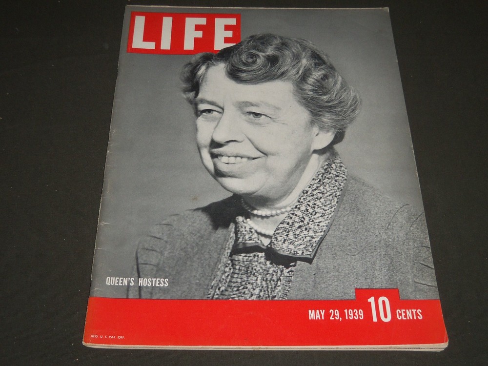 1939 MAY 29 LIFE MAGAZINE - ELEANOR ROOSEVELT COVER - L 132