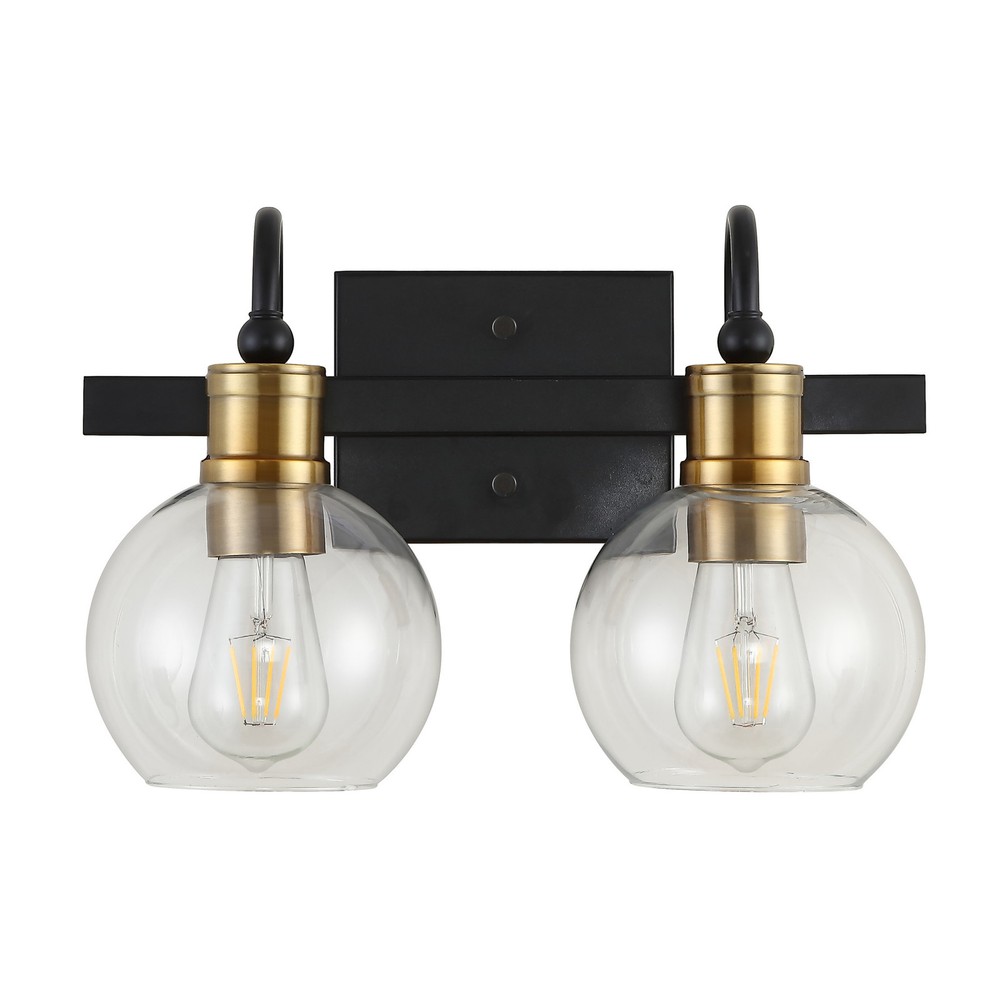 JONATHAN Y Marais 2-Light 15W LED Bathroom Fixture in MultiColor