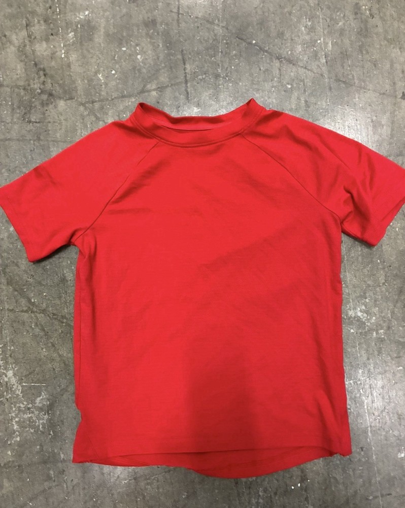 All in Motion Boys Red Crew Neck Short Sleeve T-Shirt S (6/7)