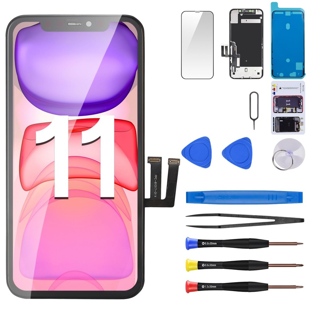 for iPhone 11 Screen Replacement 3D Touch LCD Display Digitizer Full Assembly...
