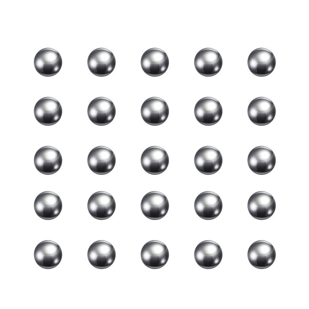 300pcs Precision Balls 4mm Diameter G10 Chrome Steel Ball for Bearings, Silver