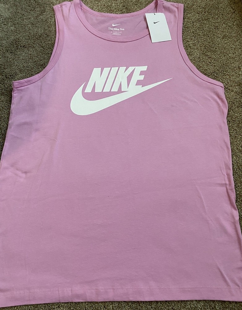 NWT Nike Sportswear Icon Futura Pink Tank Top Men’s Sz M FREE SHIPPING