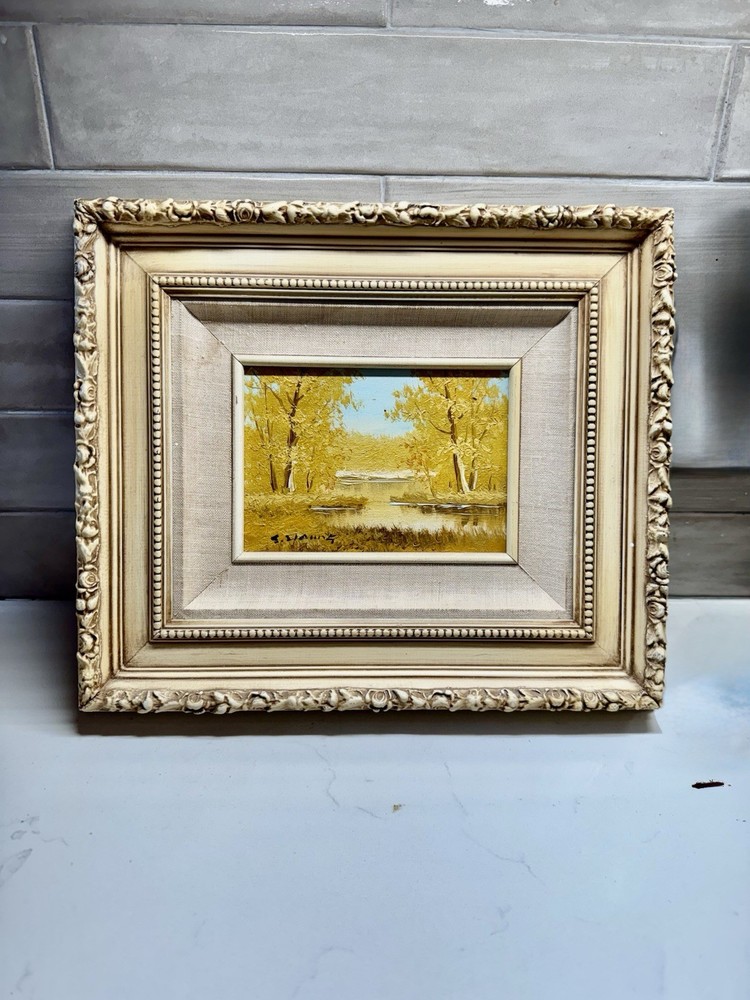 Vintage Original Oil Painting Landscape By The Collier Collection, Signed