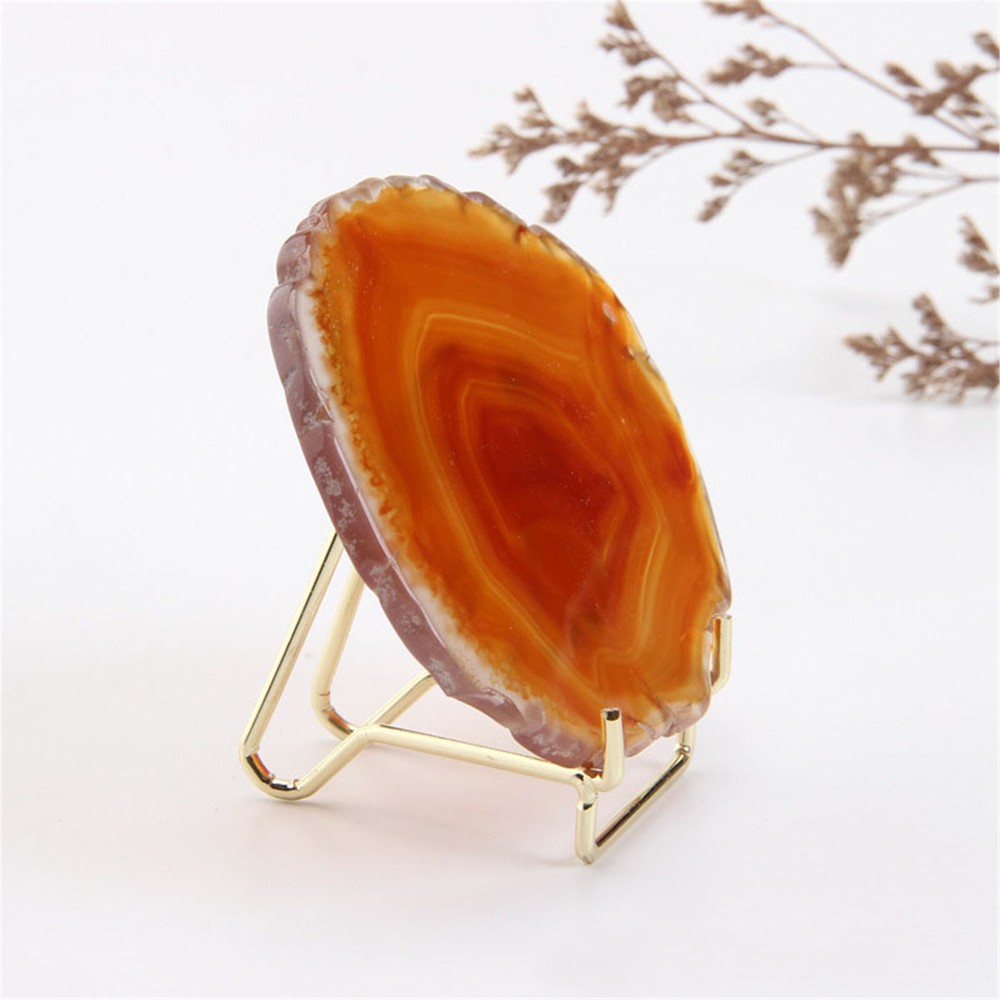 Gold Picture Holder Picture Frame Rack Small Easel For Books Decorative Plates