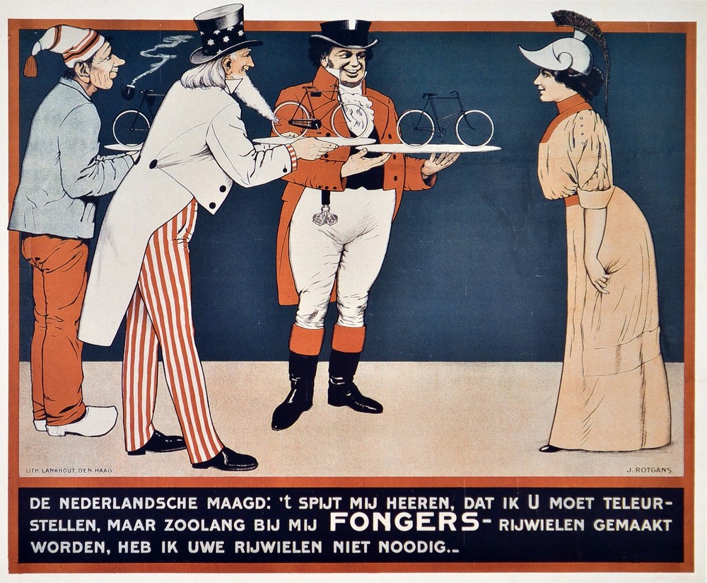 De nederlandse maagd, The Dutch virgin Decor Poster. Graphic Art Design 4040