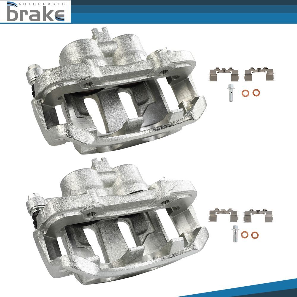 2Pcs Front Brake Calipers with Bracket for 1998-2004 Nissan Frontier 2.4L I4