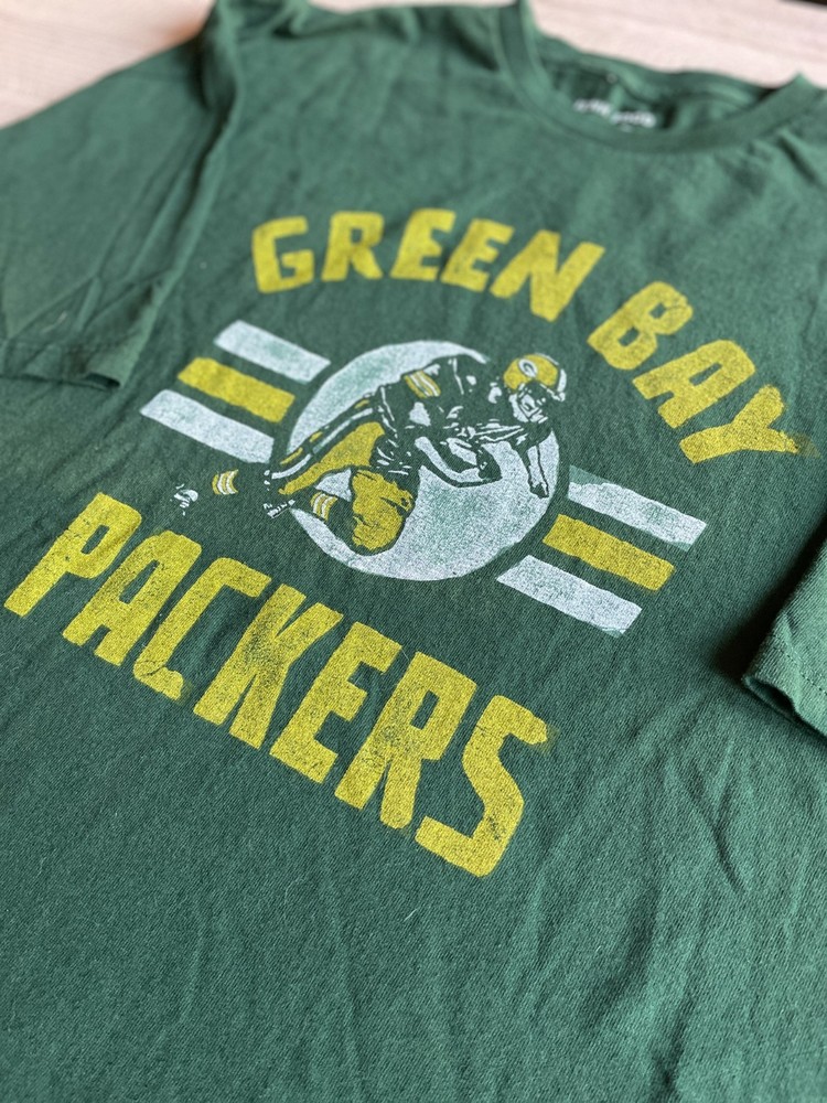 Vintage Green Bay Packers T-Shirt Lucky Brand Size XXL