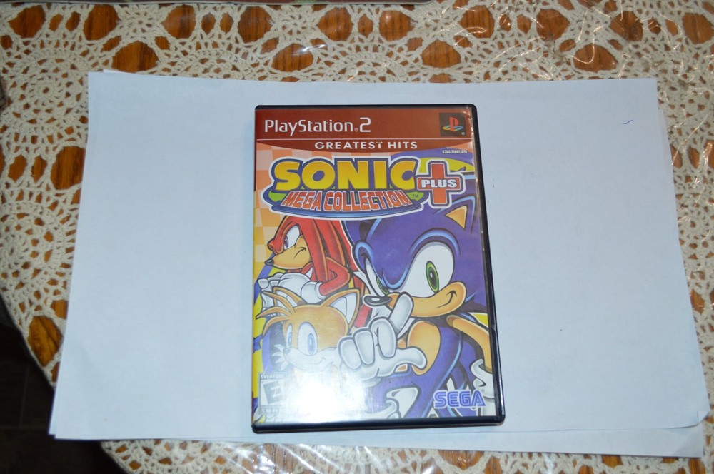 Sonic Mega Collection Plus PS2 PlayStation 2 Complete CIB Greatest Hits