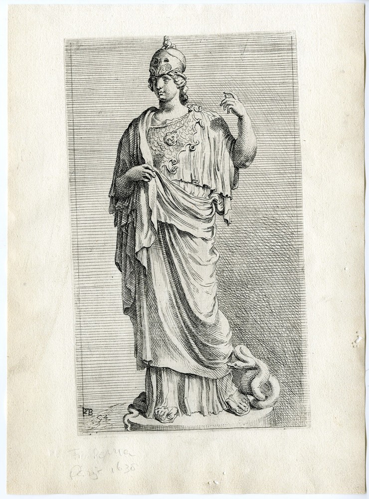 STATUE-ROME-MINERVA-GODDESS-DEITY-MYTHOLOGY-54-Francois PERRIER-1638