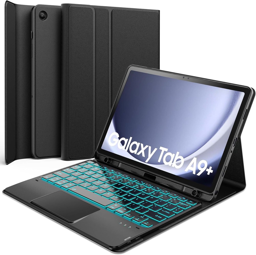 Samsung Galaxy Tab A9+ Case with Keyboard 11 inch，Detachable Smart Tablet...