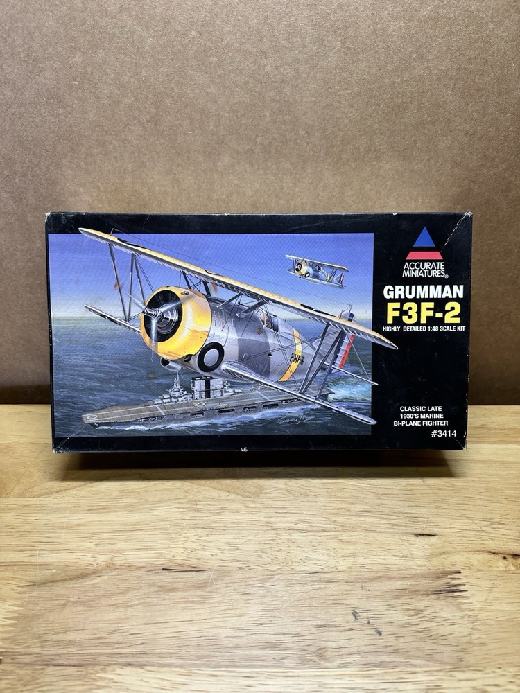 ACCURATE MINIATURES. 3414. GRUMMAN-F3F-2. 1/48  Airplane Kit Model-image
