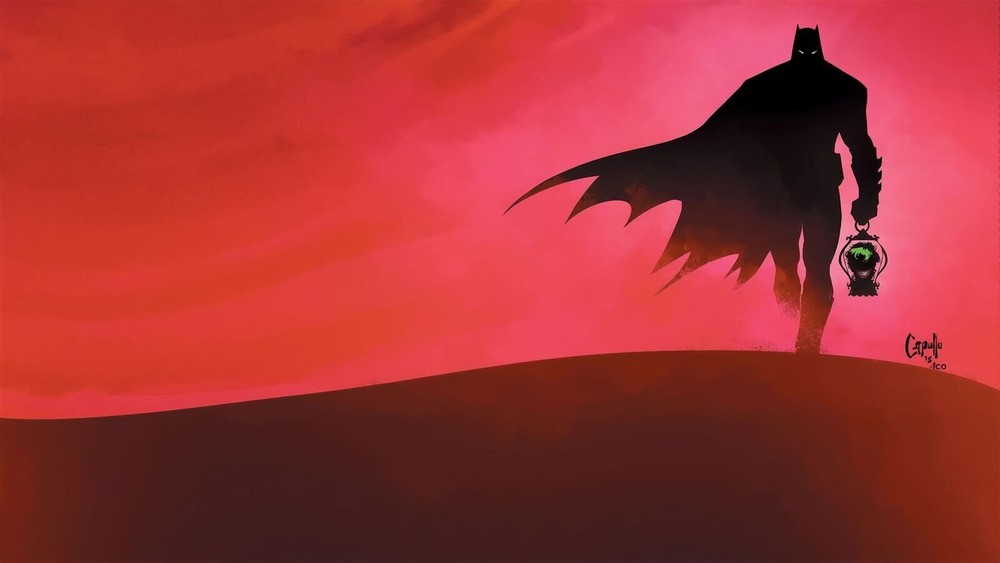 Batman Last Knight on Eh Metal Art Print Comics Poster 8in x 12in Lot Up