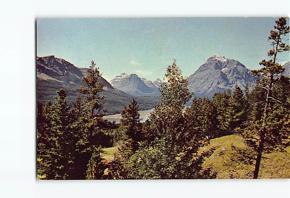 Postcard Mountains Glacier National Park Montana USA North America