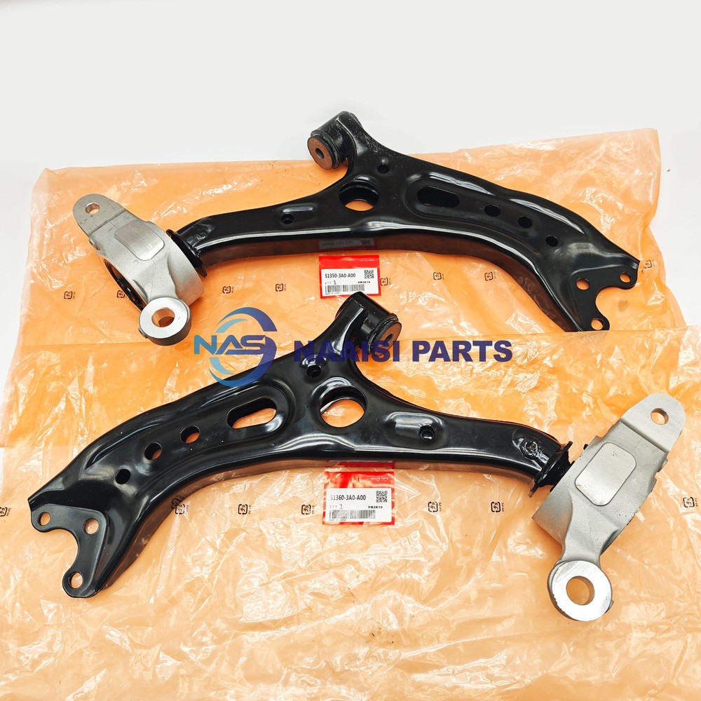 2× Front Lower Control Arms with Bushings 51350-3A0-A00 For 23-25 Honda CRV OEM