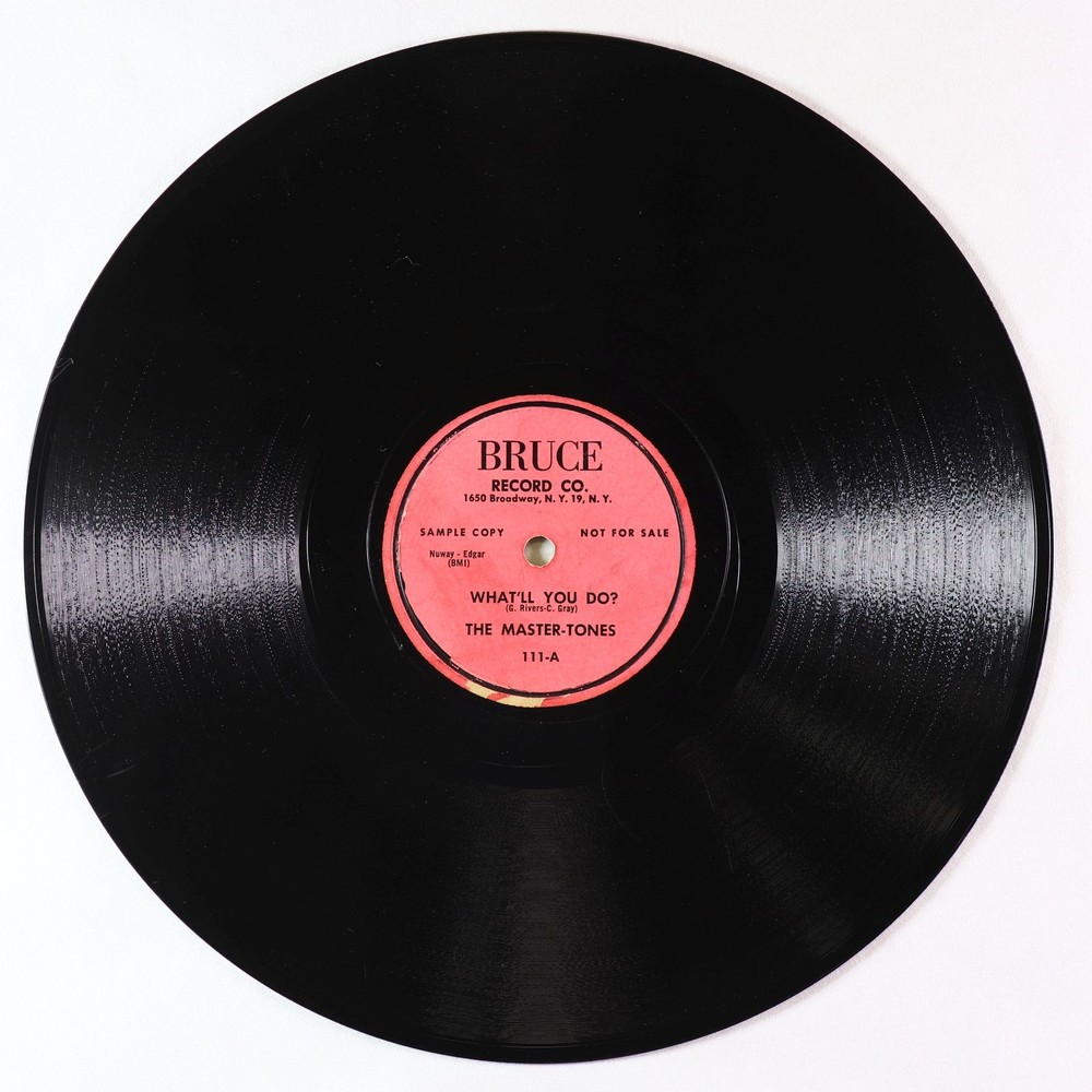 Doo-Wop 78 - Master-Tones - What'll You Do?/Tell Me - Bruce - promo!