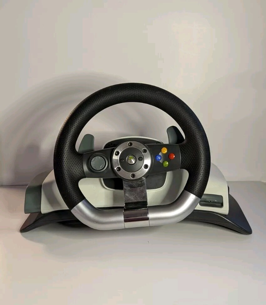 TESTED xbox 360 wireless racing wheel With Force Feedback WRW02