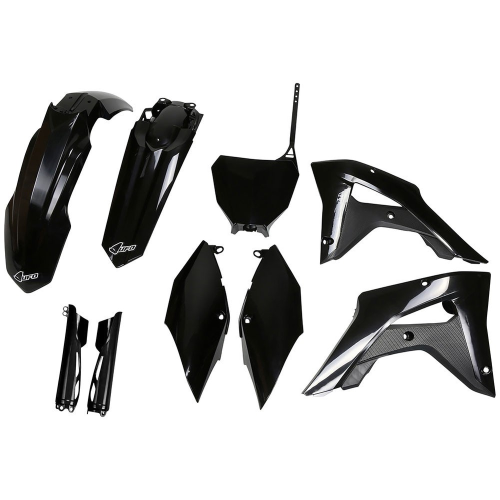 UFO Plastic Kit Set Full Complete Black CRF250RX 2019-2021 CRF450RX 2017-2020