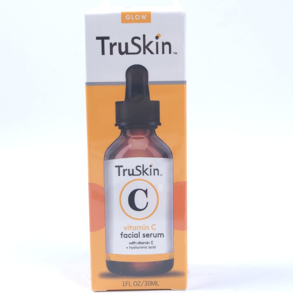 TruSkin Vitamin C Facial Serum Anti Aging Face Vitamin E + Hyaluronic Acid 30ml